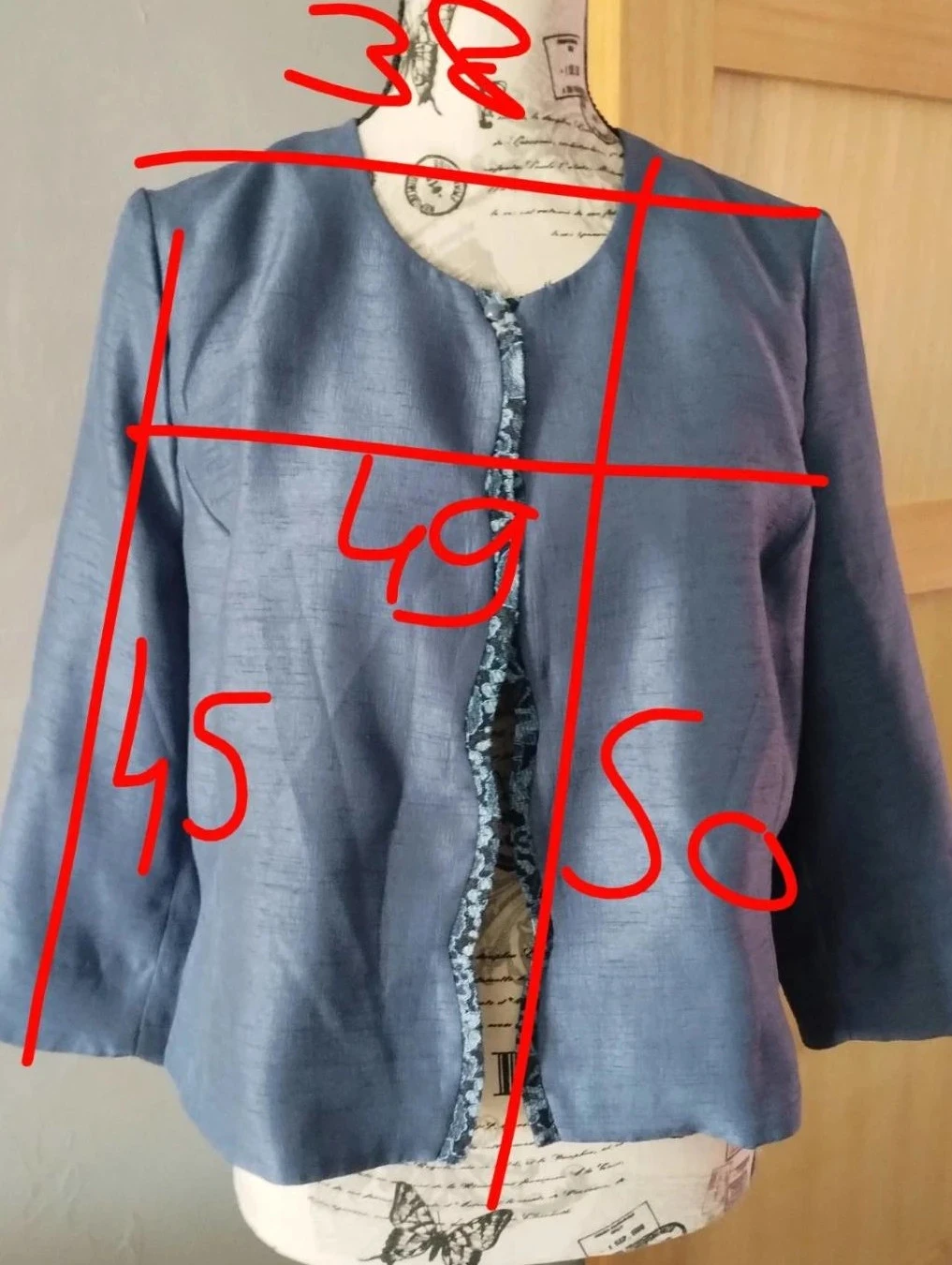 Veste azul/turquesa, gd, T44 – photo 13